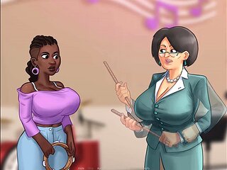 Super naughty college girls and their masters in summertime saga episode eight