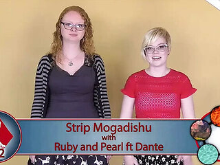 Blonde Teen Lesbians Play Strip Game - Ruby & Pixie Lose Bet & Get Naked