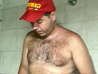 naked boy in the shower