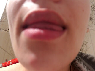 My Indian Stepsister Brushes Her Teeth and Then Makes a Square Mouth