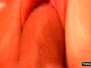 Mature Brunette's Ass Stretched Wide with Dripping Gape Action