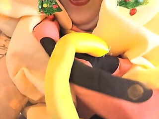 Time for the Reindeer Rear Games Shes Cumming Going Insane