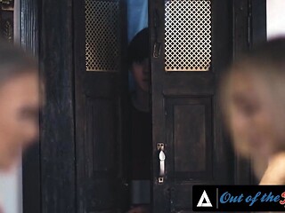 Reality MILF threesome with deepthroat and doggystyle