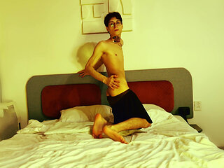 I Stayed at the Hotel and Decided to Masturbate Until My Straight Friend Came Back.