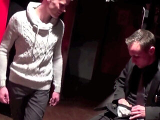 Ok to suck his best friend in backroom  discret