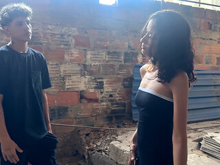 REAL SEX OUTDOORS. A couple of strangers enter an abandoned house as a date to fulfill their sexual fantasies.