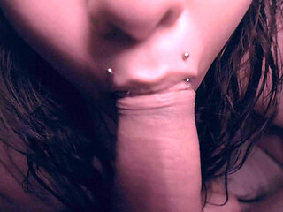 Pierced loves to swallow