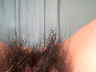 MILF Touching Her Hairy Pussy