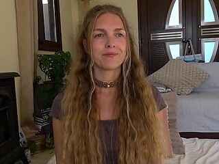 Amateur GF sucks cock and shows big tits