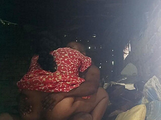 Aunty's Bald Husband Puts His Entire Penis Into Aunty's Pussy