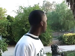 Fat juicy ass rides a black cock wildly and gets cum on the sofa