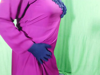 Indian beautiful hijabi muslim couple thirsty for fuck