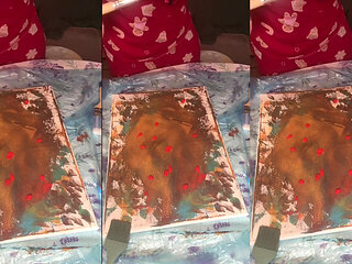 In Big Eyeglasses Asmr Acrylic Art Bloom in the Mist Part 2