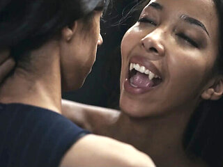 Ebony Vampire Lia Lin Dominates Latina Slave Penelope Quente in Hardcore Lesbian Hypno Sex