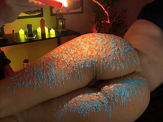 Wax Play and Anal Plug - Halloween Special