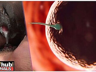 Ebony Mystique - Accidental Creampie Makes Ebony Milf Pregnant - Oops!