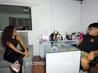 Hanna attends an interview for FIRST PORN CASTING with a guy with a huge cock
