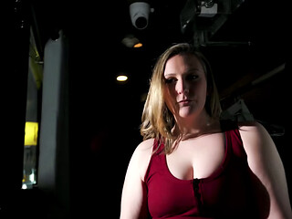 Pussy Eating in the Coat Check - Clara Dee POV