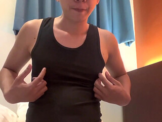 Solo Boy Big Veiny Cock in His Stepbro's Room