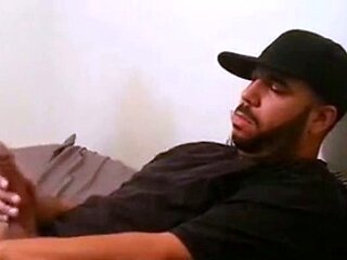 Big-Cock Mexican Daddy Strokes to Porn